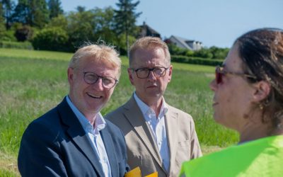 Visite de Frédéric Fauvet, président de la Métropole